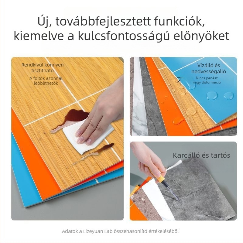 SPC kő-kristály falpanel, kerámia csempe hatását idéző, szállodai fürdőszoba felújításhoz, gyors telepítés, vízálló kő-műanyag falpanel