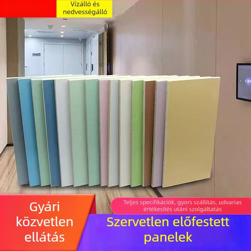 Tűzálló A osztályú előkezelt tisztatéri panel, orvosi antibakteriális neorganikus laminált panel kalcium-szilikatból