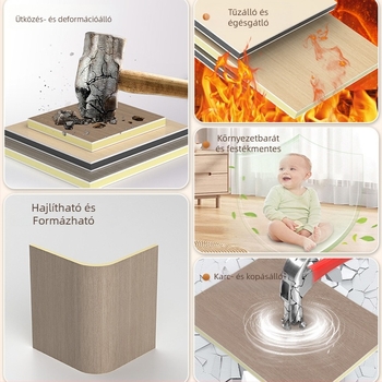 Fali panel klipszes szereléssel, tükrös felület, ütésálló bambusz szénrost panel, varrat nélküli fa furnér panel, szénkristály panel otthonra és klub számára