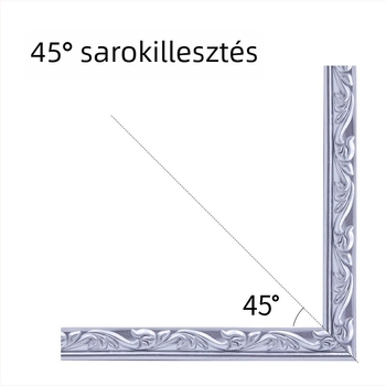 Új 2,5 cm-es PVC puha dekoratív profil PU- és gipsz díszítéssel keretekhez, mennyezetekhez és tükrökhöz