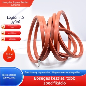 Magas hőmérsékletre ellenálló szilikon tömítőgyűrűk szelepekhez és felfújható légzsákokhoz