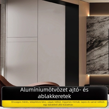 Alumínium ötvözetű ajtó- és ablakkeret integrált egyrészes profillal, balkonnak, konyhá-nak és bejáratnak
