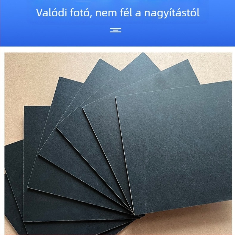 Fényképkeret hátlapja, fekete faerezetű textúra, festékmentes sűrű panel beltéri dekorációhoz
