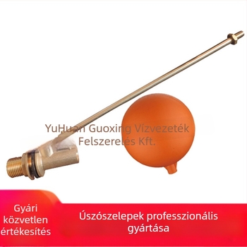Sárgaréz úszó szelep víztartályhoz DN15