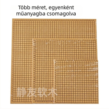 Parafa szövődeszka négyzetes hálóval, DIY pozicionáló panel, testreszabható kopásálló fa panel