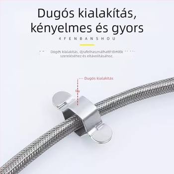 1/2 hüvelykes beömlő tömlőhöz tartozó csavarkulcs a csaptelephez, WC-hez 90°-os szögű szelep, vízellátó csatlakozók a konyhai mosogatóhoz és a mosdóhoz, anyák, levehető kiegészítők