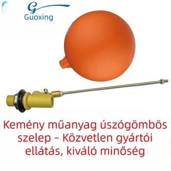 Új műanyag úszó szelep rozsdamentes acél szárú, menetes csatlakozás DN15-DN32, hidraulikus meghajtás