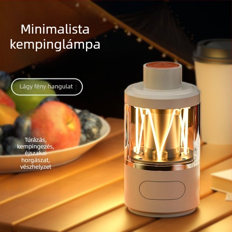 Kempinglámpa fokozatmentes fényerő-szabályozással és ultra hosszú üzemidővel – hordozható kültéri lámpa sátorhoz