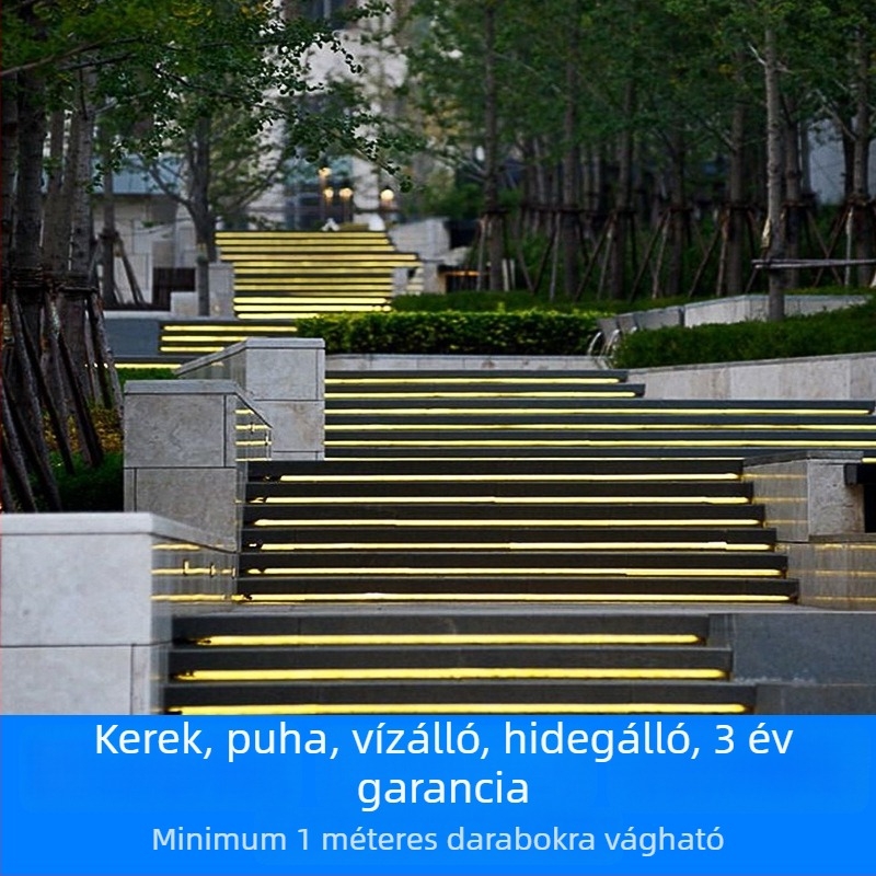 LED-szalag 24V, rugalmas, 6x12 LED, többszínű (piros, zöld, kék, rózsaszín, lila, arany, narancs), 14 mm szélesség