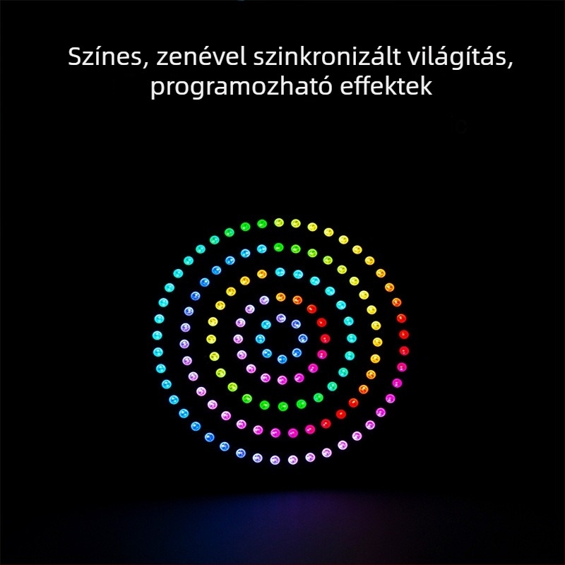 Egyedi méretű 5V RGB Angel Eye LED gyűrű autóhoz beépített IC-vel, alacsony feszültség