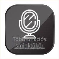 LED világítással ellátott összecsukható sminktükör