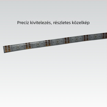 IP65 felületre szerelt SK9822 RGB LED-szalag, 30 LED-del, 5V, dekoratív, dinamikus fényekkel 5050 RGB