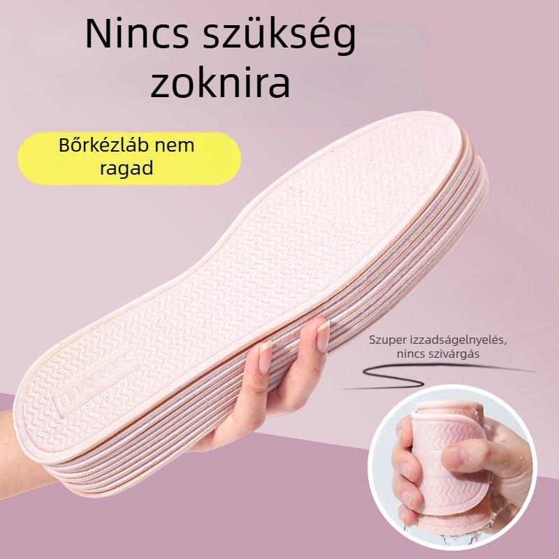 Nagykereskedelmi nyári ultra vékony, lélegző latex talpbetétek, unisex, könnyűek, csúszásmentes, izzadságot felszívó
