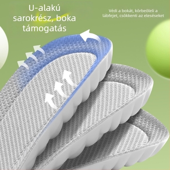 Gyerekeknek készült légáteresztő habtalpbetét sportcipőkhöz – izzadságot felszívó