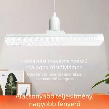 Otthoni LED-lámpa, energiatakarékos, szemvédelmet nyújtó, rendkívül fényes fehér fény, E27-es foglalat, IP54 vízálló, hosszú élettartam