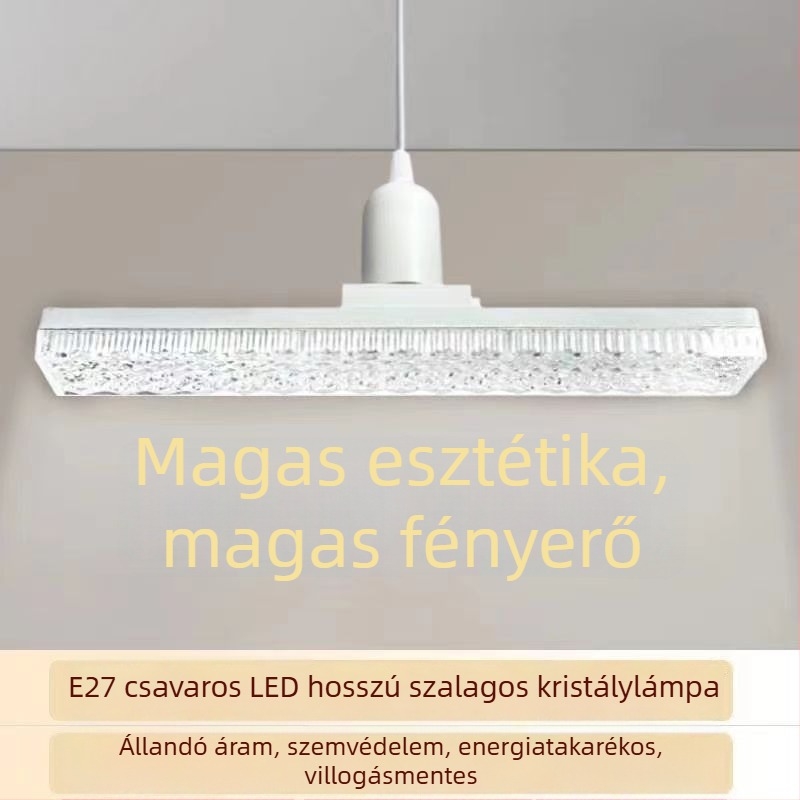 Otthoni LED-lámpa, energiatakarékos, szemvédelmet nyújtó, rendkívül fényes fehér fény, E27-es foglalat, IP54 vízálló, hosszú élettartam