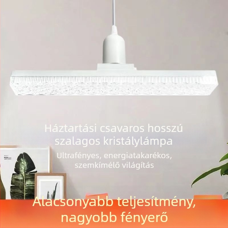 Otthoni LED-lámpa, energiatakarékos, szemvédelmet nyújtó, rendkívül fényes fehér fény, E27-es foglalat, IP54 vízálló, hosszú élettartam