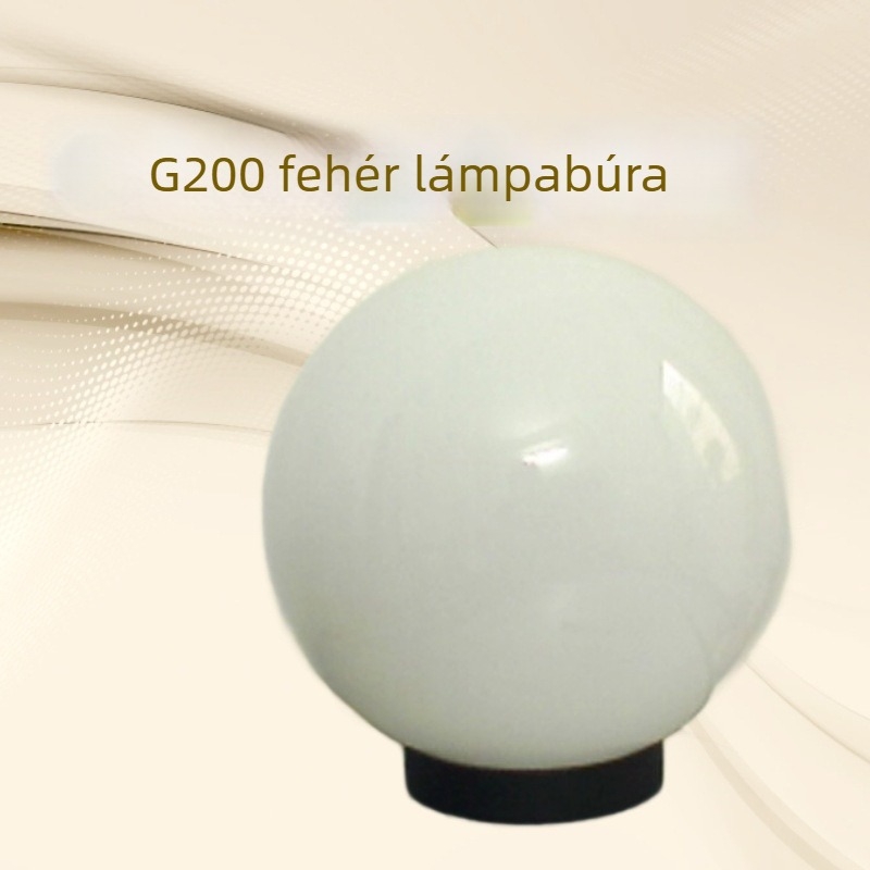 A200 kerek LED lámpabura alappal LED pontfényforráshoz, 20 cm, műanyag