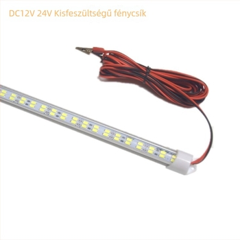 Kétsoros 5730 LED-szalag, DC12V, 28W, 1000×120 mm, 144 LED, 120° fénykúp, nem vízálló, kézi kapcsoló