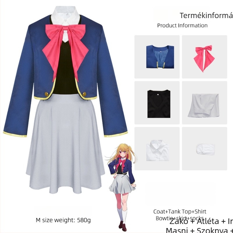 Gyerekeknek szóló anime idol cosplay jelmez színpadi előadásokhoz