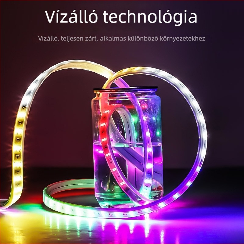 Kültéri LED Marquee fénycsík, színváltó, vízálló neon felirat, 220V