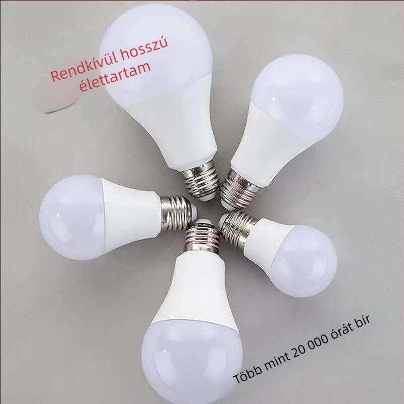 LED égő E27 otthonra, energiatakarékos, ultra fényes, fehér fény, szemkímélő, nappali, IP54 vízálló