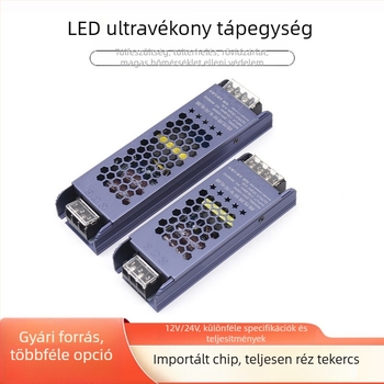 LED lineáris fénycsík csendes ultra vékony transzformátorral és driverrel