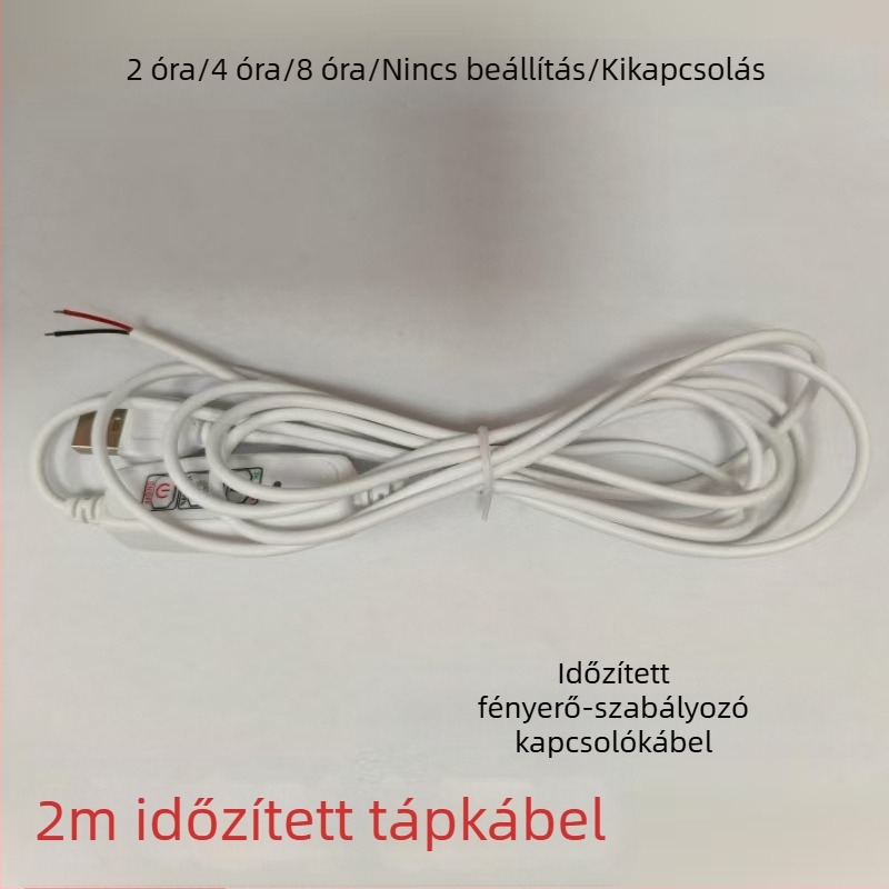 Növények növekedéséhez LED lámpa időzített kapcsolóval, egyszínű kapcsolóval és időzített dimmeléssel és színváltó kábellel