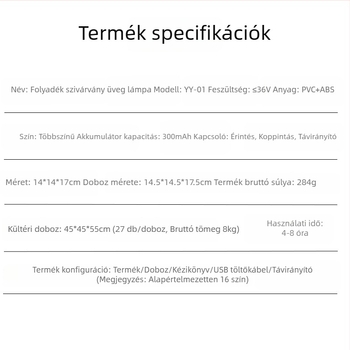 Érintéses asztali lámpa, éjszakai fény, dekoratív váza lámpa folyékony forgó dizájnnal, modern minimalista stílus