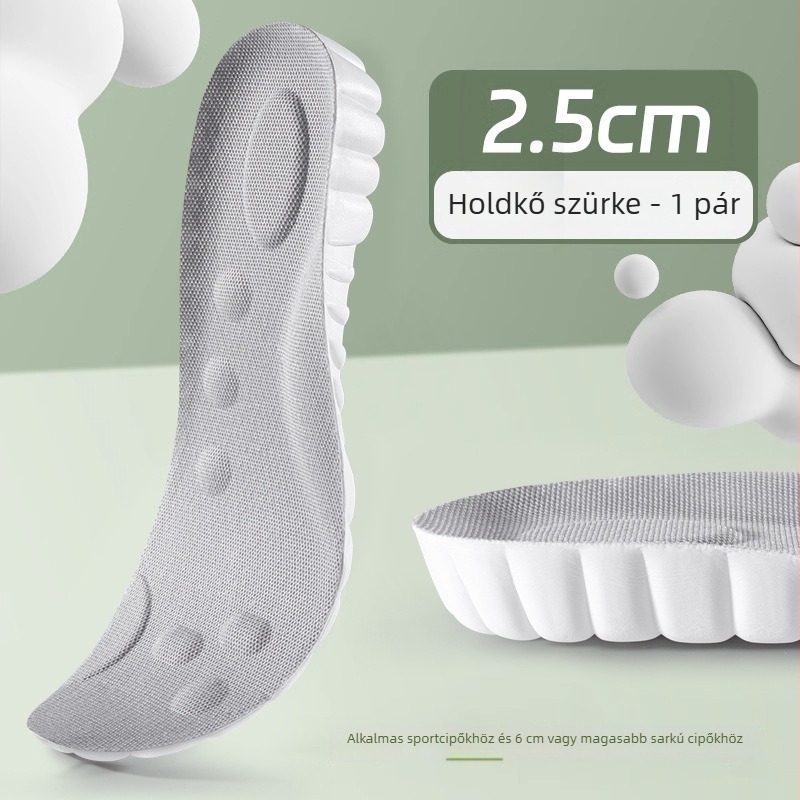 Magasságot növelő EVA talpbetét sportcipőkhöz, teljes hosszú, unisex, modell 7039