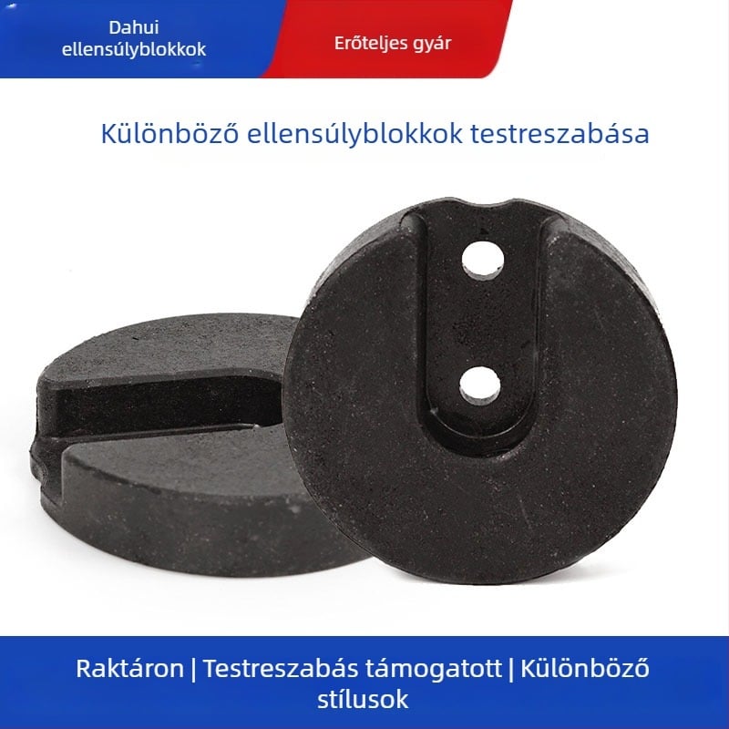Kopásálló műanyag súlytestek lámpákhoz, ventilátorokhoz és kiállítási állványokhoz