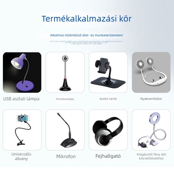 Nyakba akasztható ventilátorhoz és asztali lámpához készült személyre szabott szilikon tömlő — kígyócső, szilikon gumi, fém szilikon tömlő, PVC kiegészítők