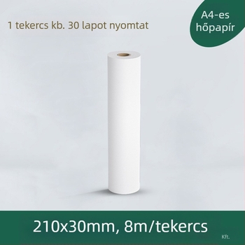 A4 hordozható hőpapír címkékhez nyomtató — mini nyomtató, színes öntapadós hőpapír
