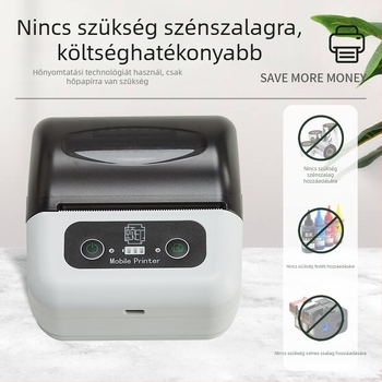 80 mm-es Bluetooth hordozható termosprinter a nyugták és a vásárlások–értékesítések–készlet nyilvántartásának nyomtatásához