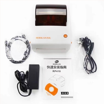 Rongda PR410 termikus címkenyomtató, asztali USB címkenyomtató termikus papírhoz