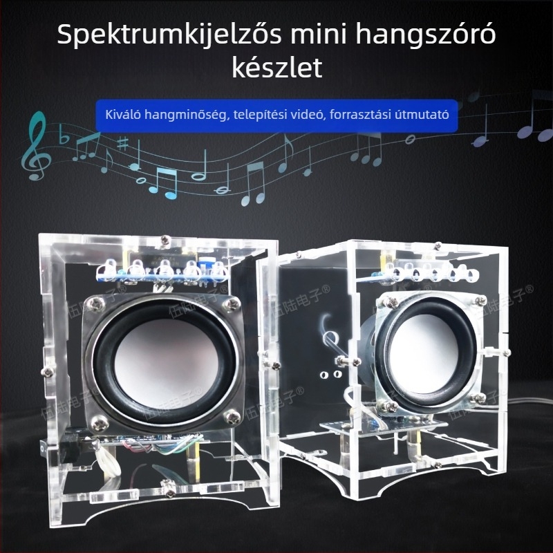 Multifunkcionális audio DIY összeszerelő készlet, 3W mini erősítő, kis hangszóró, forrasztási áramkörlap TJ-56-208