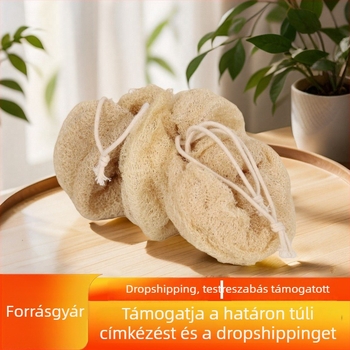 Természetes, kézzel készített loofah mosogatókefe a konyhai takarításhoz