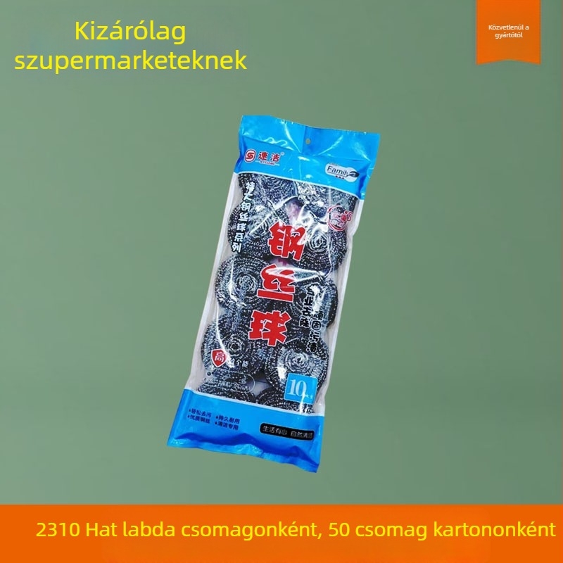 Sujie 2310 tíz darab rozsdamentes acél tisztító gömb a konyhai edények tisztításához