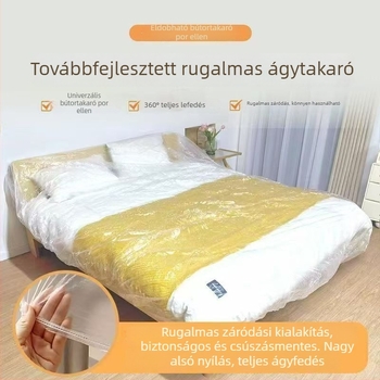 Extra nagy és vastag porvédő huzat elasztikus mandzsettákkal ágyhoz, teljes lefedés kanapéhoz és bútorokhoz