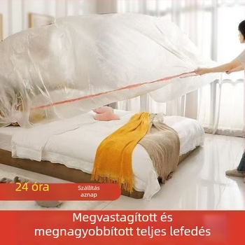 Extra nagy és vastag porvédő huzat elasztikus mandzsettákkal ágyhoz, teljes lefedés kanapéhoz és bútorokhoz