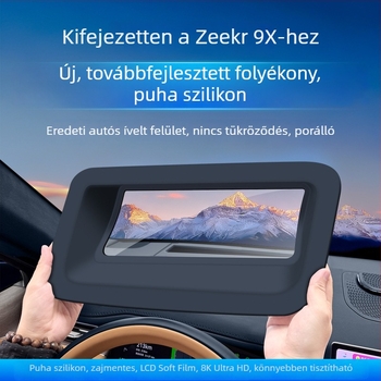 Zeekr 9X HUD védőfedél – középkonzolhoz, belső dekorációs kiegészítő