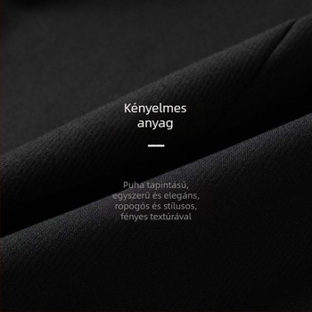 Férfi Slim-Fit öltöny notch gallérral, kétgombos zakó, üzleti formális viselet tavasz–őszre, anyaga poliészter-viszkóz