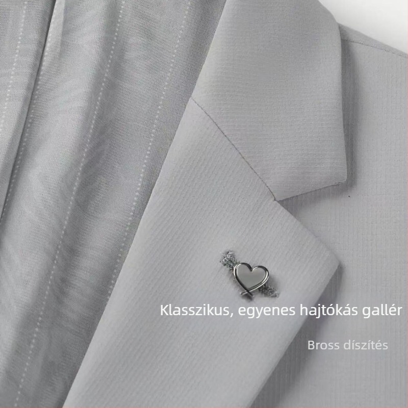 Új bőrbarát, puha UV-védelmet nyújtó férfi casual zakó, négyirányú elasztikussággal, notch gallér, tavaszi üzleti viselet