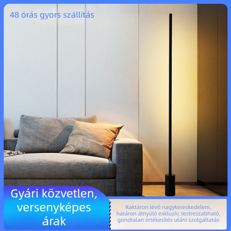 Nordic modern LED állólámpa, dimmerrel és állítható magassággal, sminkvilágításra alkalmas, nappali és hálószoba számára, minimalista dizájn