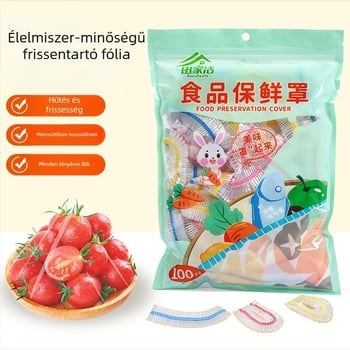 Színes PE műanyag fedők tálakhoz, egyszer használatos, vastagított, frissen tartja maradékokat és véd a por ellen
