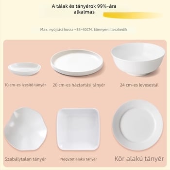 Színes PE műanyag fedők tálakhoz, egyszer használatos, vastagított, frissen tartja maradékokat és véd a por ellen