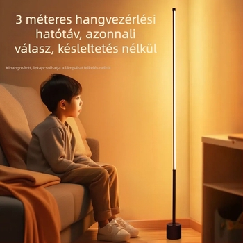 LED állólámpa a nappali és a hálószoba dekorációjához, álló éjjeliszekrény lámpa, asztali lámpa, kanapén olvasólámpa, sarkon lévő hangulatvilágítás