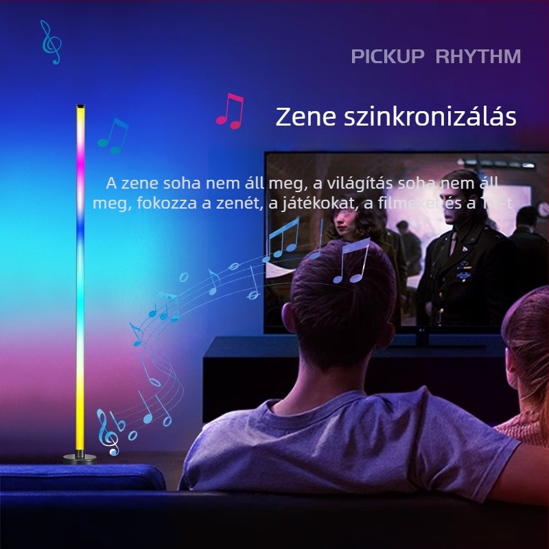 RGB környezeti saroklámpa DIY moduláris kialakítás, hálószoba lámpa, USB tápegység, app-vezérlés