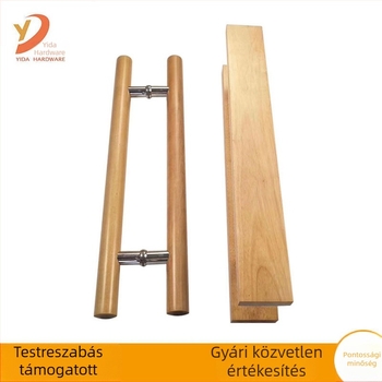 Bakelitből készült tolóajtó fogantyú fa- és üvegajtókhoz, kerek és négyzet alakú kialakítás, modell YD-335, márka Yida, modern letisztult stílus