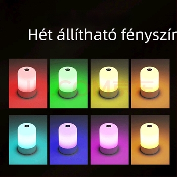 2025-ös éjszakai fény hálószobába, szemvédő, újratölthető, érintéses kapcsolóval ellátott asztali lámpa, geometriás dizájn